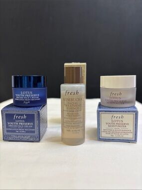 fresh Lotus Youth Preserve Moisturizer & Dream Face Cream Trio